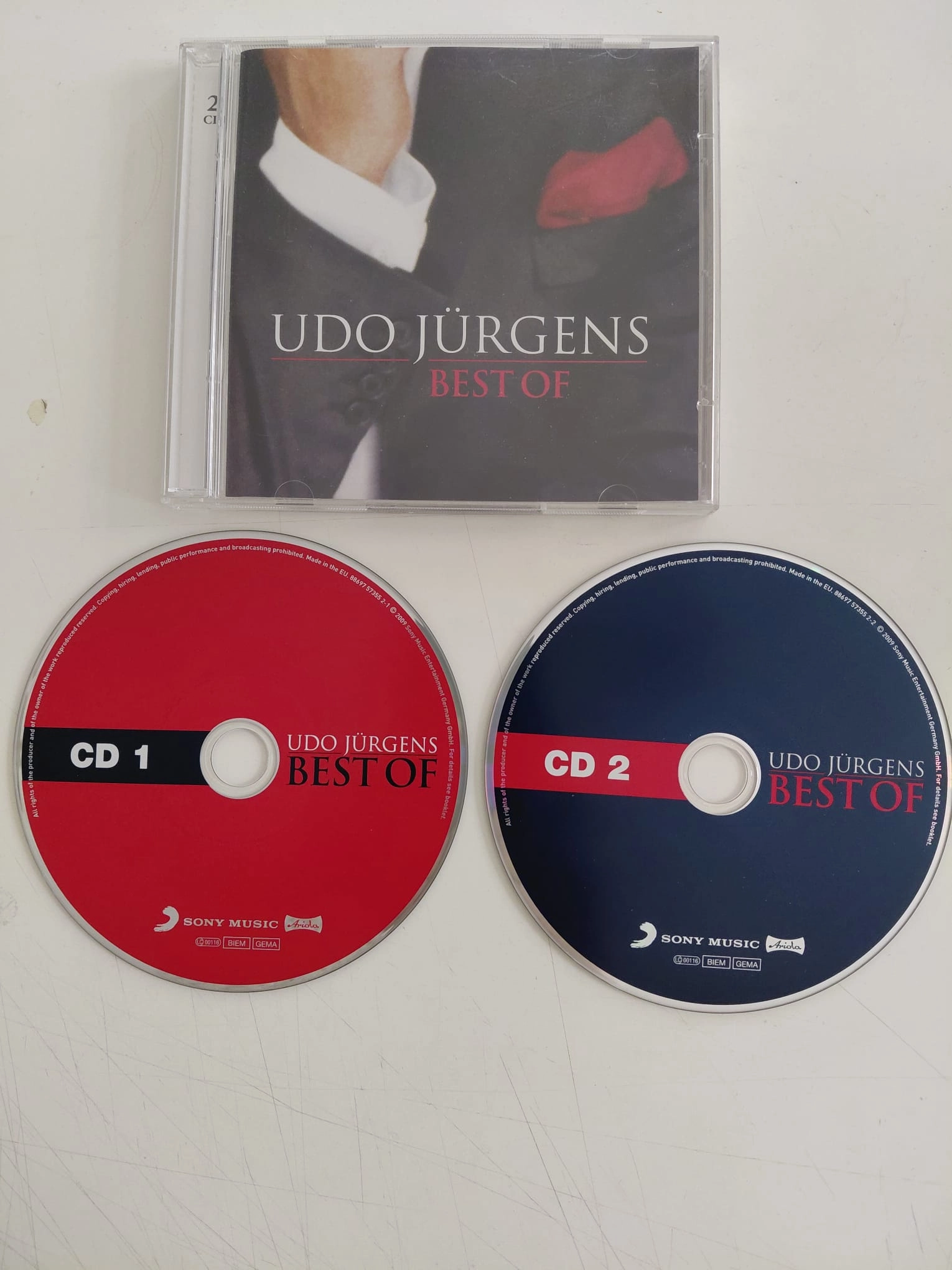 Udo Jürgens  –  Best Of - 2009  Almanya  Basım - 2xCD Albüm-2.el