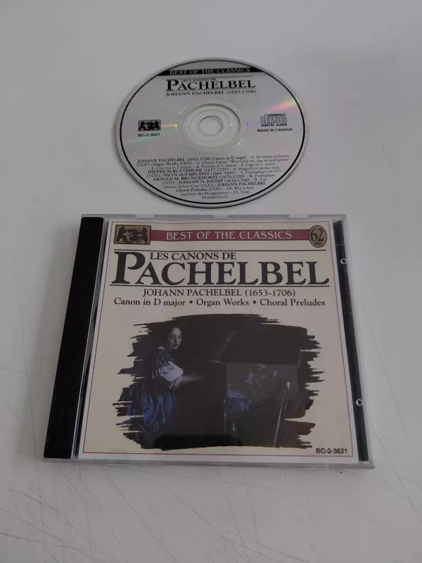 Johann Pachelbel – Les Canons De Pachelbel – 1993  Kanada Basım - CD Albüm-2.el