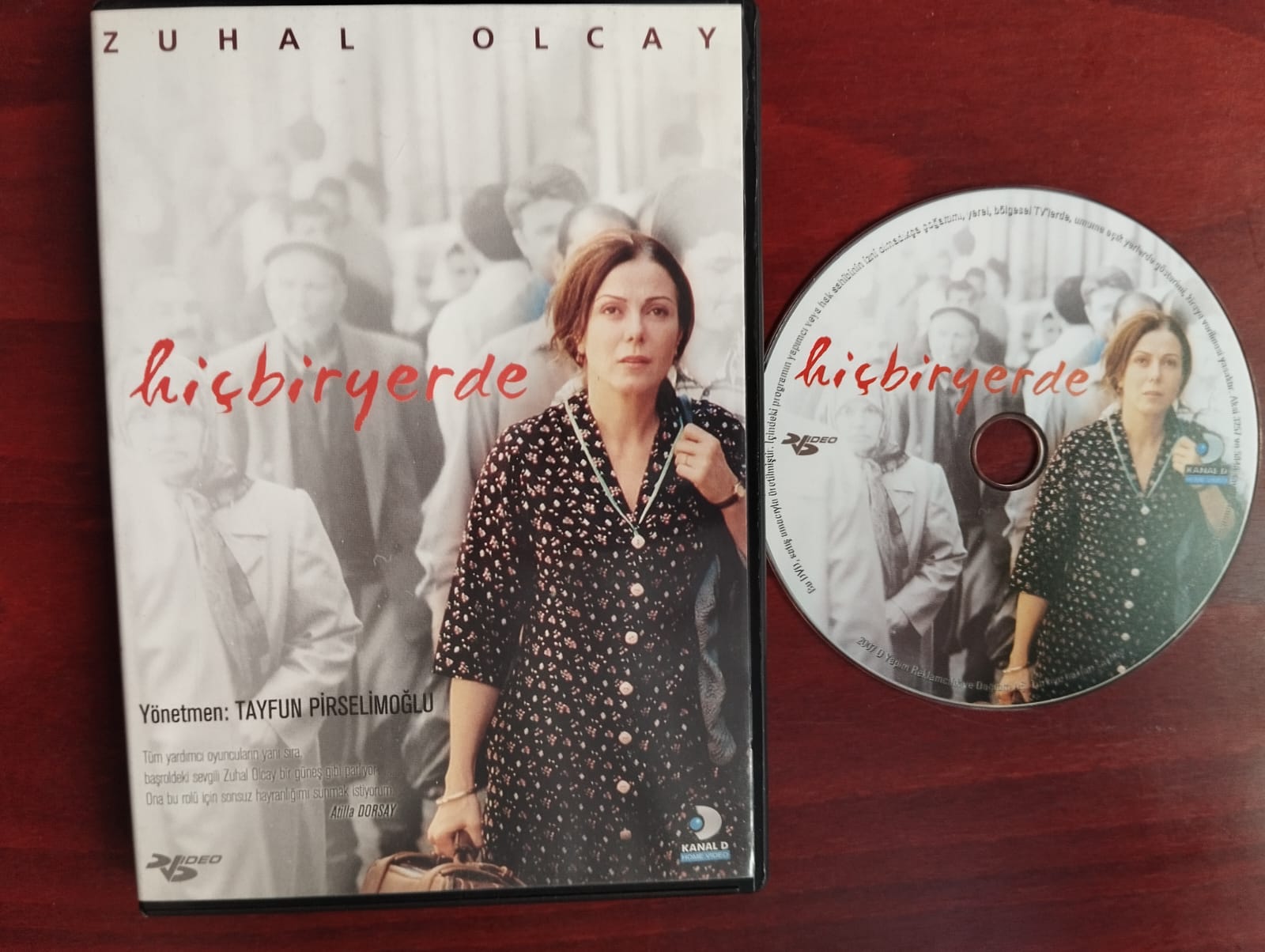 Hiçbiryerde - Yön: Tayfun Pirselimoğlu -  DVD Film -2.El