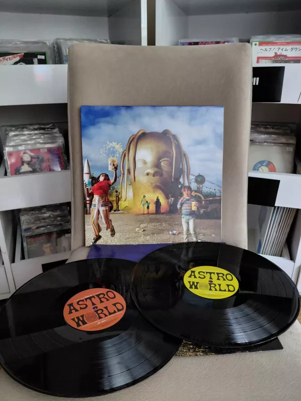 Travis Scott – Astroworld - 2018 Avrupa Basım Albüm 2xLP Plak /Hip Hop-2.el