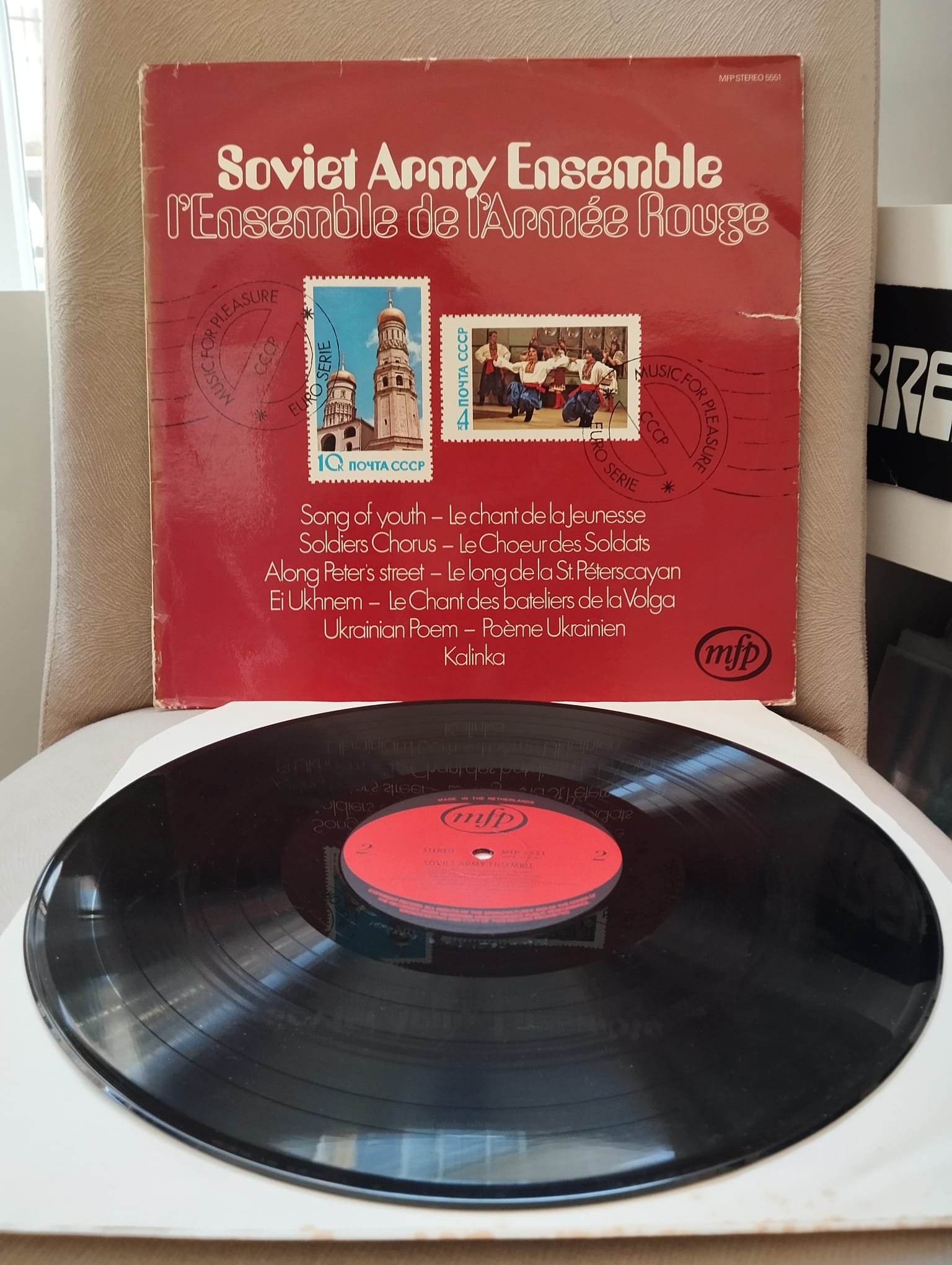 Soviet Army Ensemble -  Untitled -  Hollanda Basım 33lük LP Albüm(Kalinka)-2.el