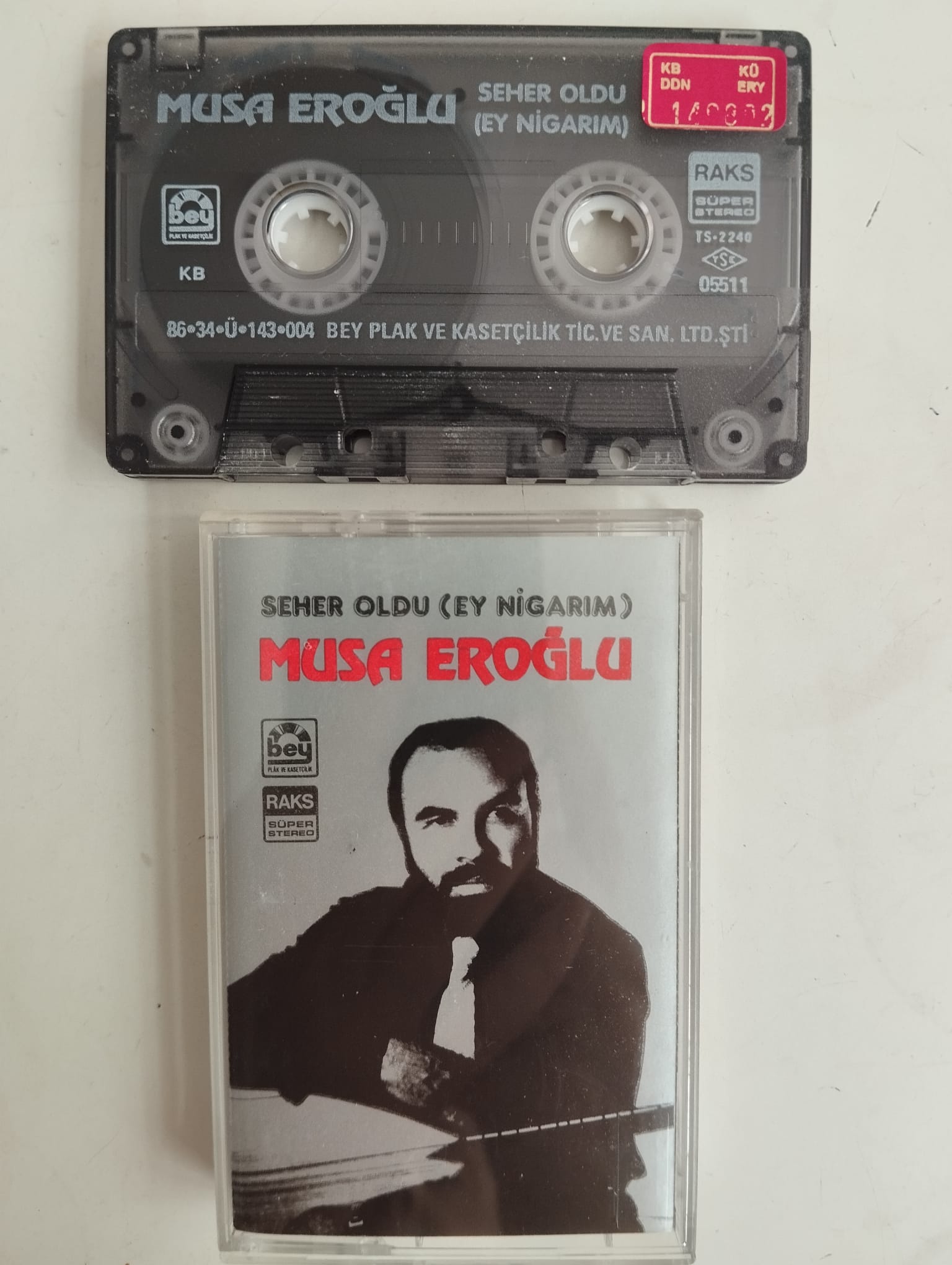 Musa Eroğlu – Seher Oldu (Ey Nigarım) - Türkiye Basım 2. El Kaset Albüm