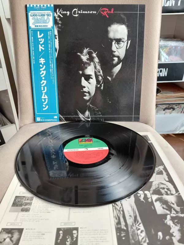 King Crimson –  Red - 1980 Japonya  Basım LP Plak- Obi’li-2.el
