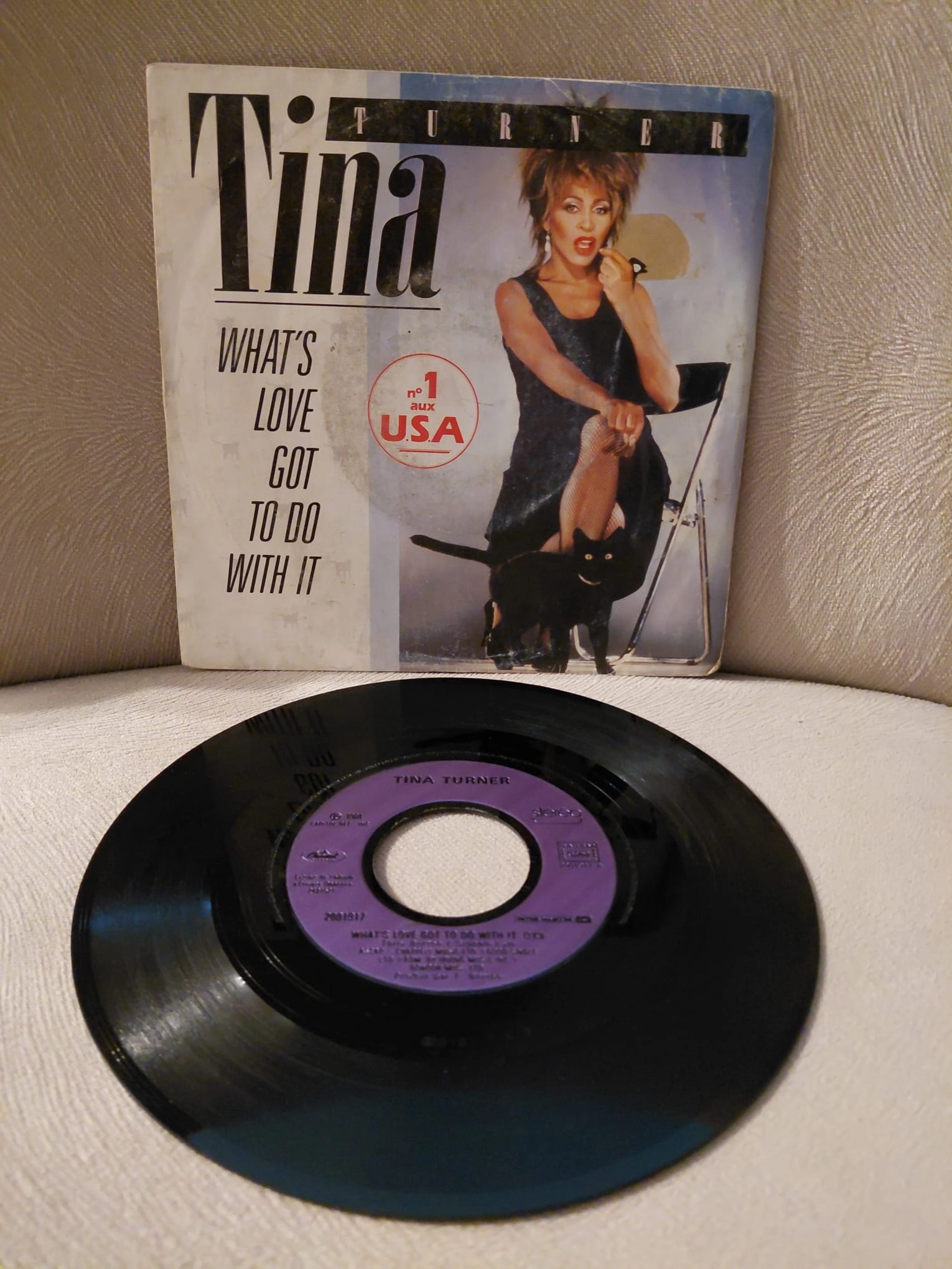 Tina Turner  – What’s Love Got To Do With It -  1984  Fransa Basım 45lik Plak