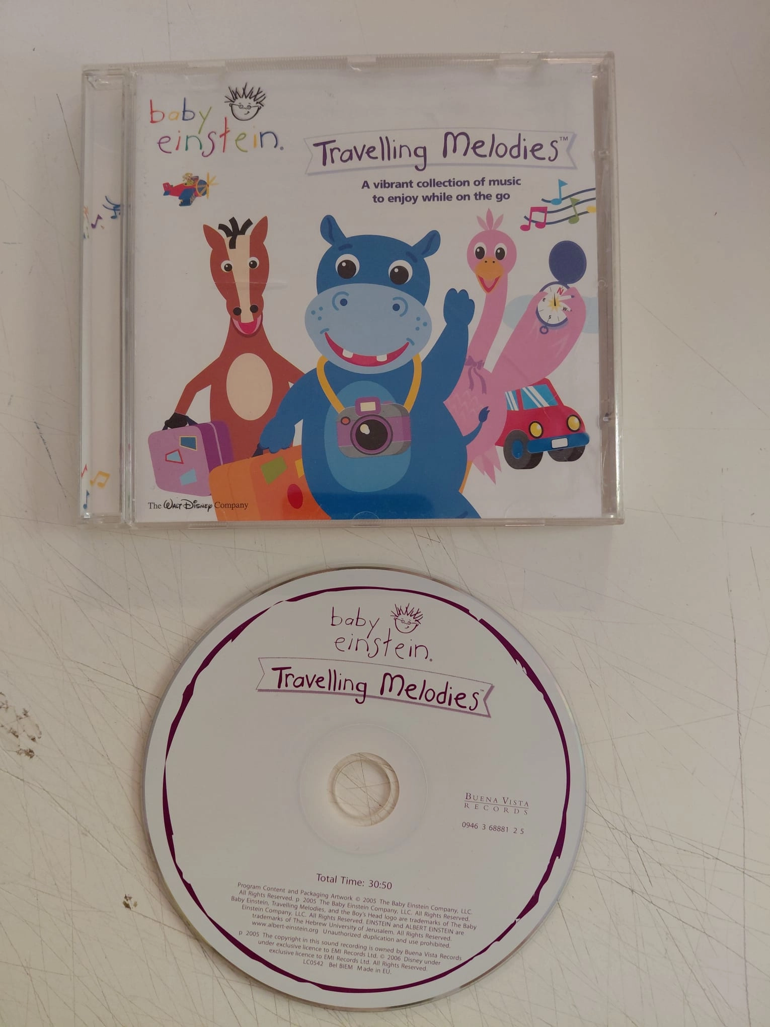 Baby Einstein - Travelling Melodies  - 2005  Avrupa Basım  CD Albüm-2.el