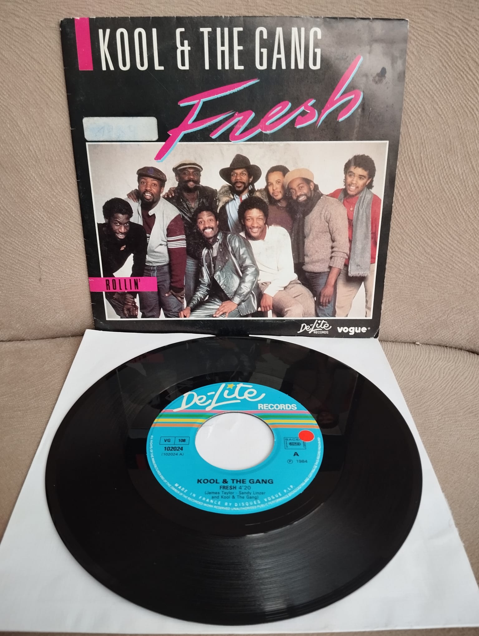 Kool & The Gang –  Fresh - 1984  Fransa Basım 45 lik Plak