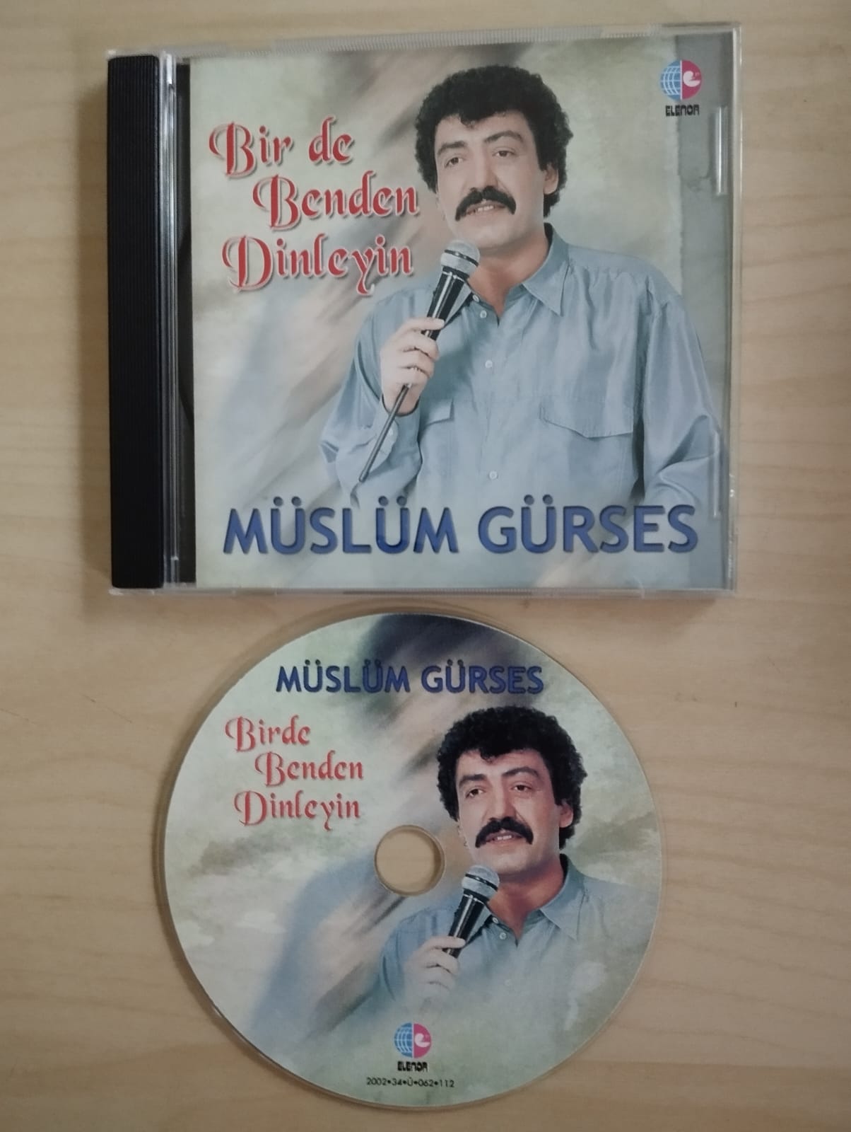 Müslüm Gürses – Bir De Benden Dinleyin - 2002 Türkiye Basım - CD Albüm/Elenor Müzik-2.el