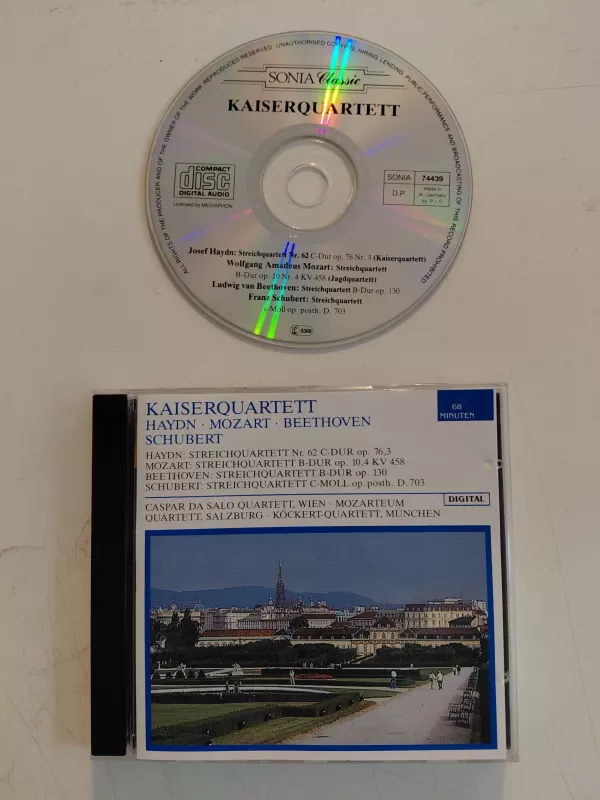 Haydn - Mozart - Beethoven, Schubert – Kaiserquartett = Emperor Quartet –  CD Albüm-2.el
