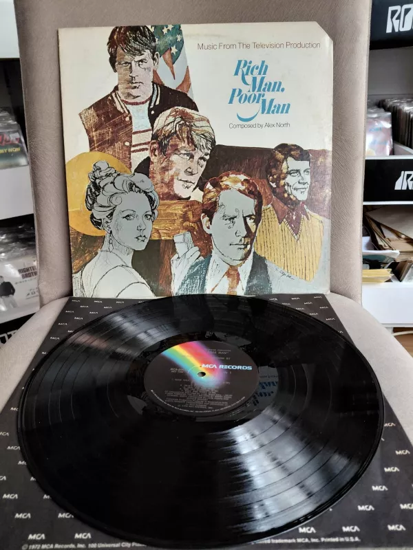 Alex North – Rich Man, Poor Man /Zengin ve Yoksul (Soundtrack) - 1976 USA Basım Albüm - LP Plak