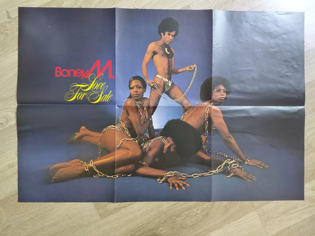 Boney M. – Love For Sale - 1977 Almanya Basım 33 lük Plak - Lp Albüm/Posterli-2.el