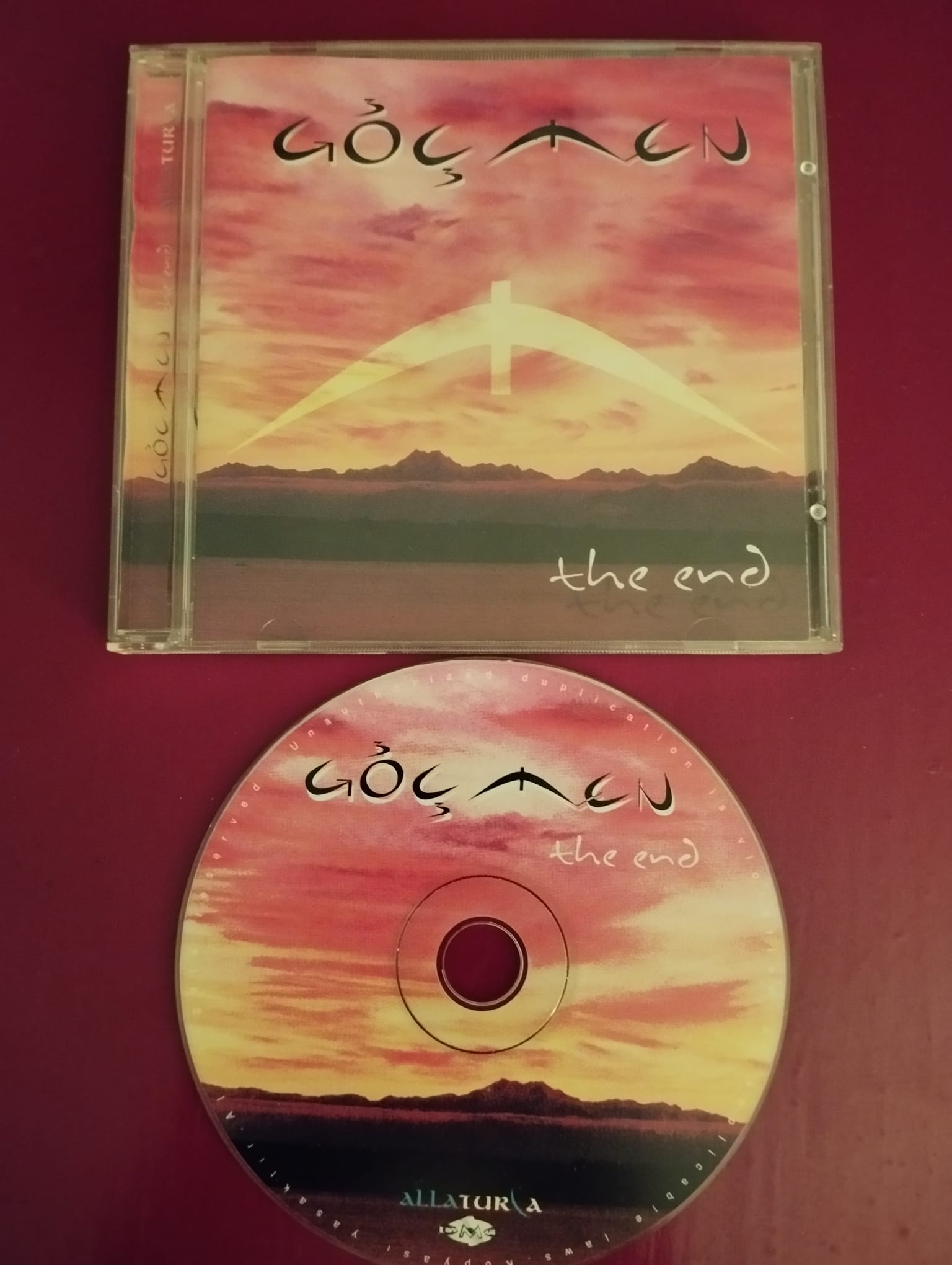 Göçmen  – The End  - 2002 Türkiye Basım CD  Albüm-2.El