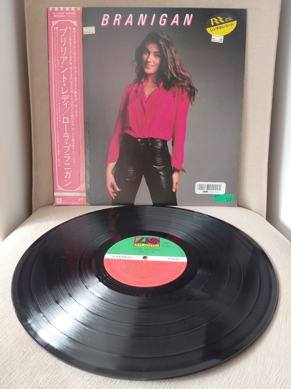 Laura Branigan - Branigan - 1982 Japonya Basım LP Plak Albüm - Obi’li -2.el