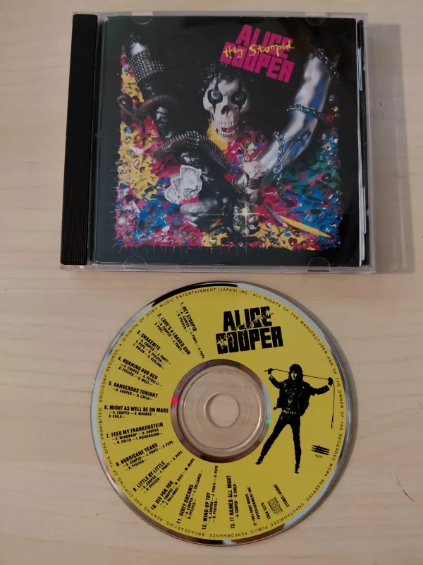 Alice Cooper – Hey Stoopid - 1991 Japonya Basım CD Albüm-2.el