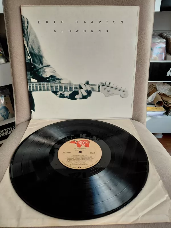 Eric Clapton – Slowhand - 1977 Amerika Basım Albüm - 33’lük LP Plak-2.el