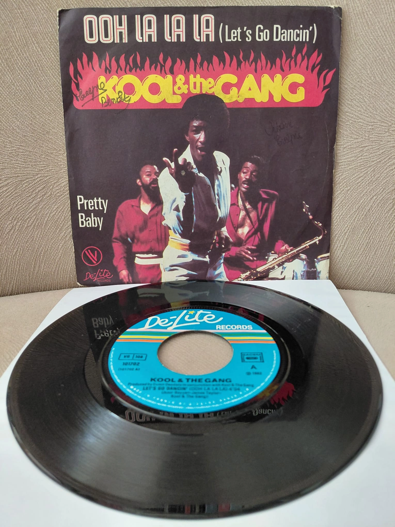 Kool & The Gang  –  Let’s Go Dancin’ (Ooh La La La) -  1982  Fransa Basım 45 lik Plak