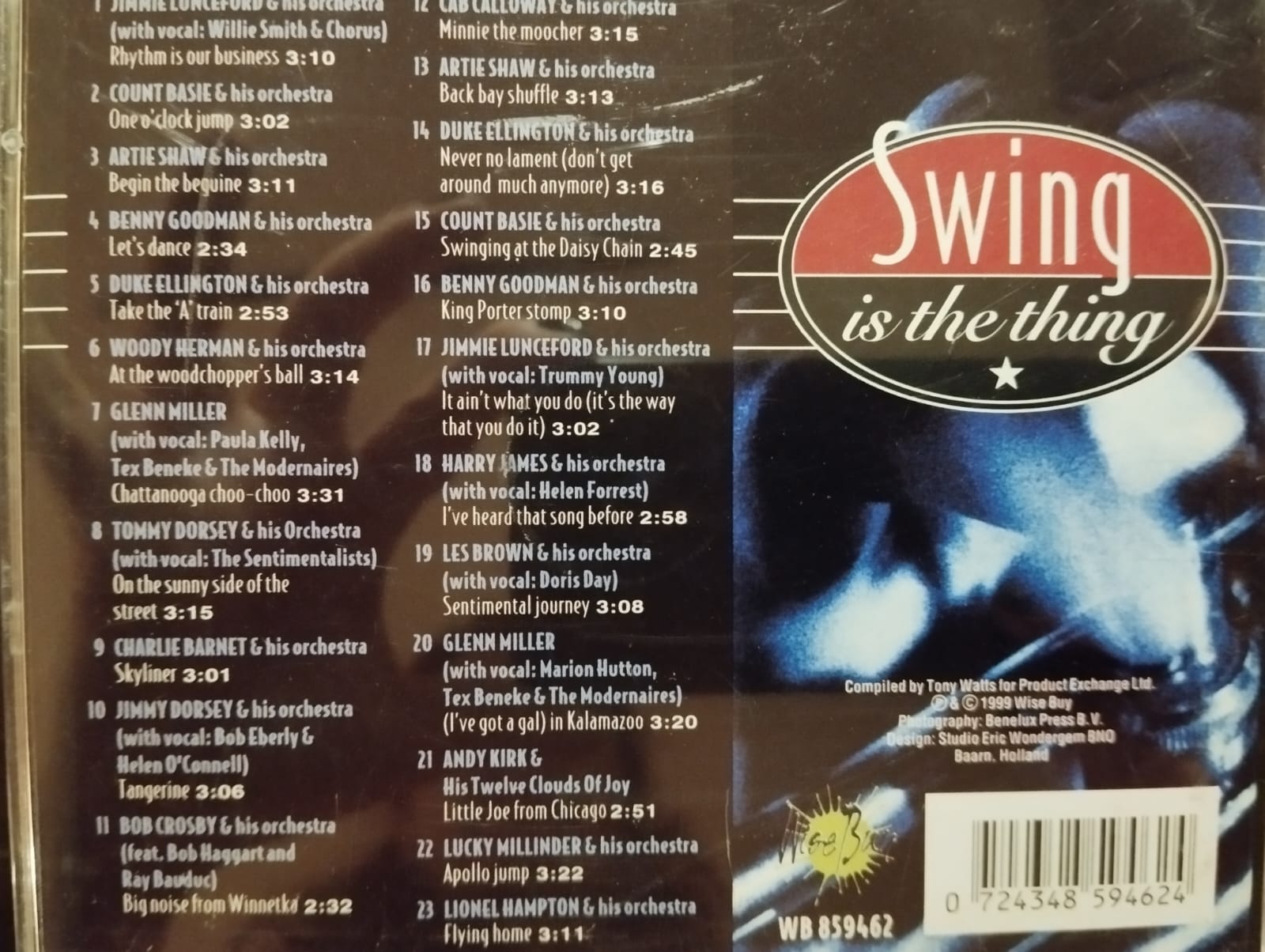 Swing Is The Thing - 1999 Avrupa Basım 2. El  CD Albüm