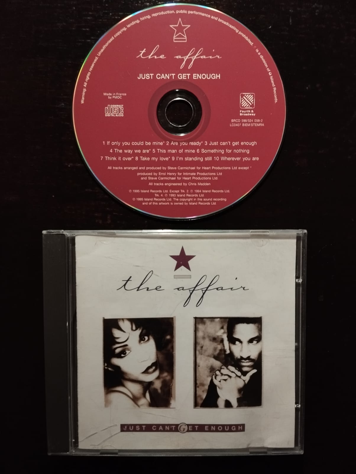 The Affair – Just Can’t Get Enough - 1995 Avrupa Basım 2. El CD Albüm