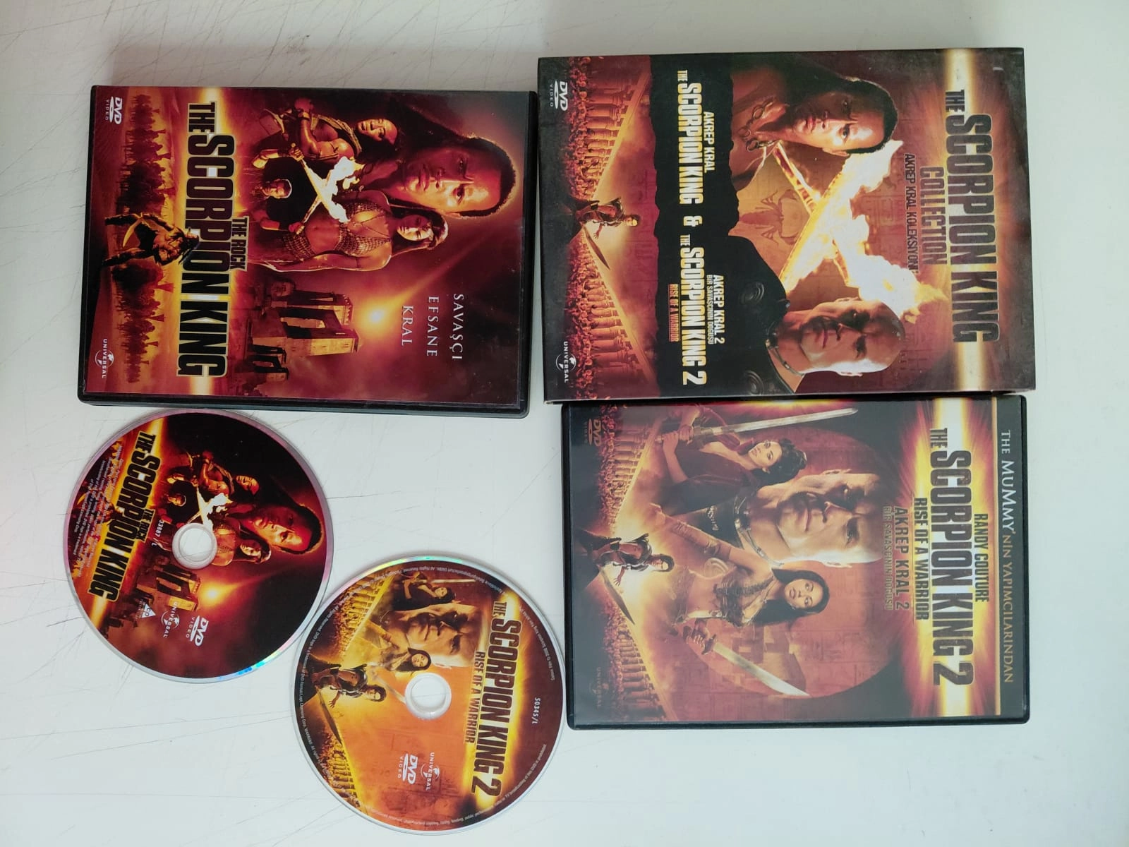 The Scorpion King Collection / Akrep Kral Koleksiyonu  - 2xDVD Film Seti-2.el