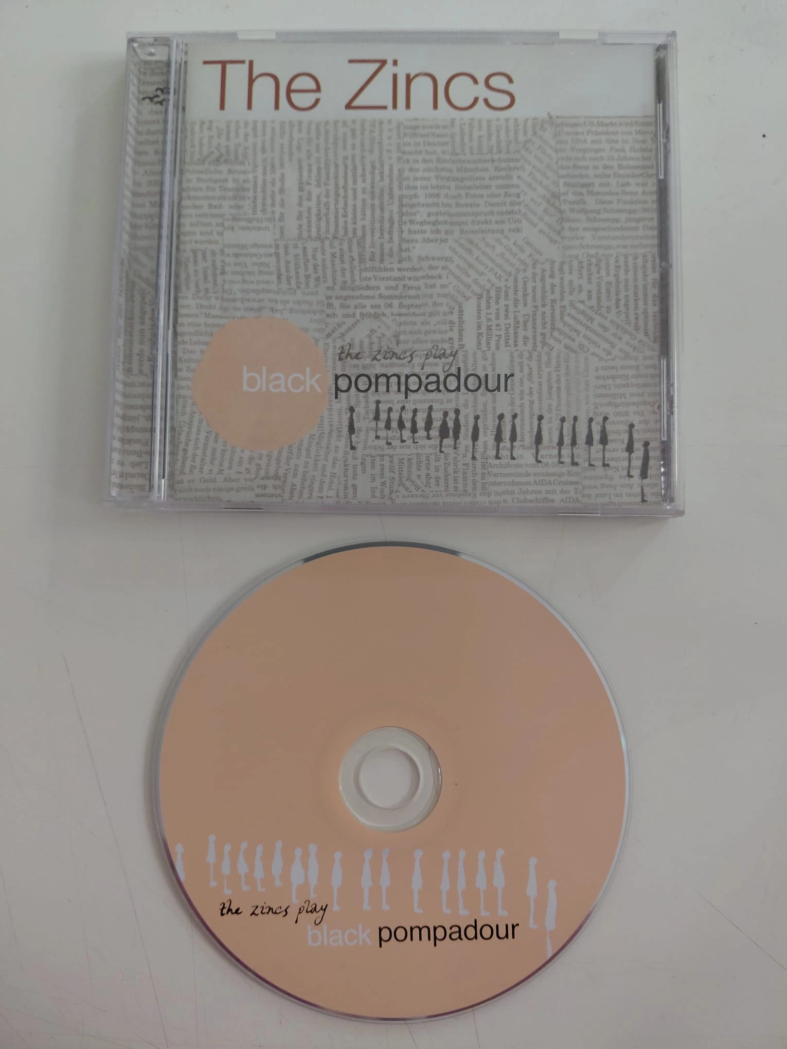 The Zincs – Black Pompadour – 2007 USA Basım - CD Albüm-2.el