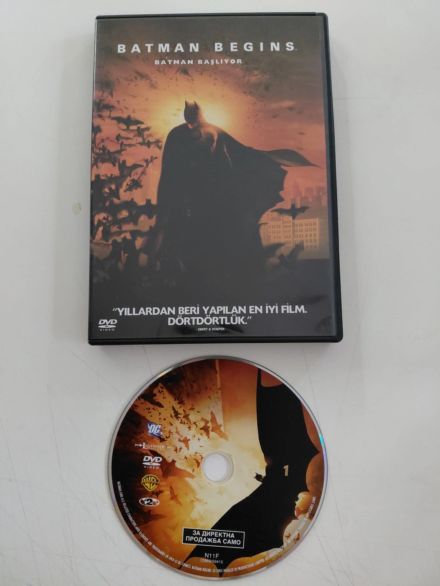 Batman Begins / Batman Başlıyor  - DVD Film-2.el