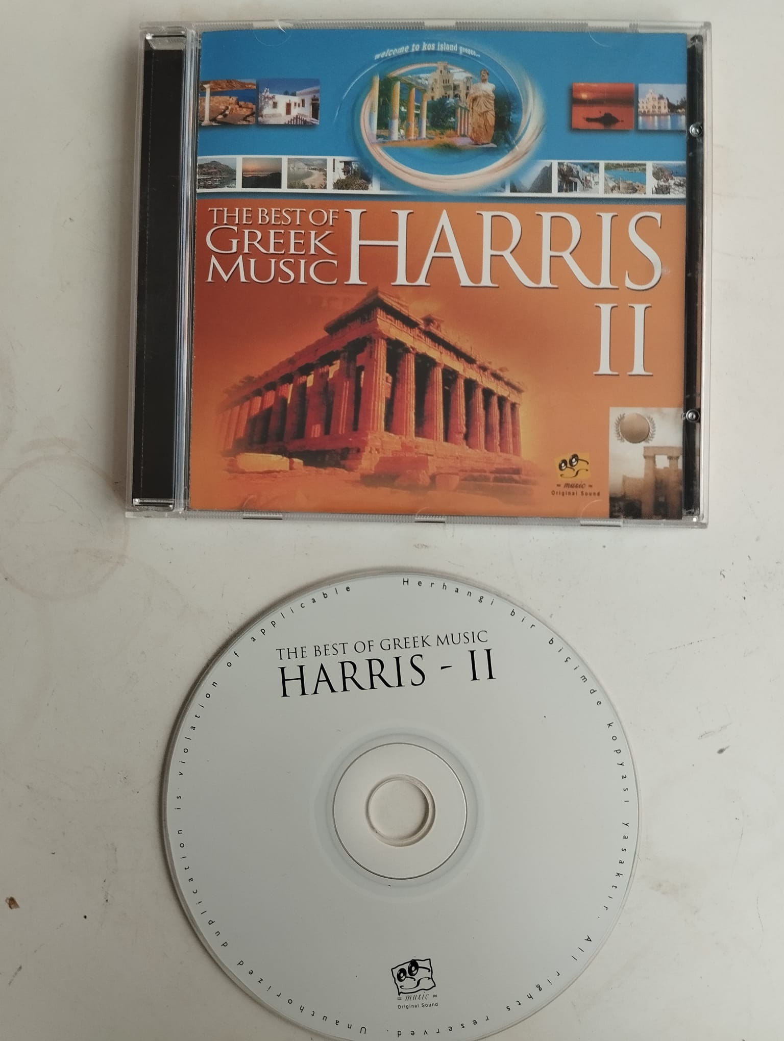 Harris – II - The Best Of Greek Music –  Türkiye Basım  2. El CD Albüm
