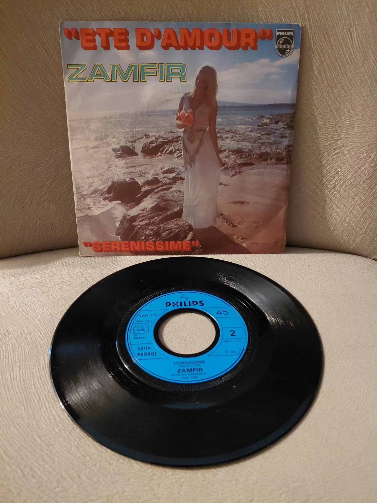 Zamfir   –  Eté D’amour -  1976  Fransa Basım 45lik Plak