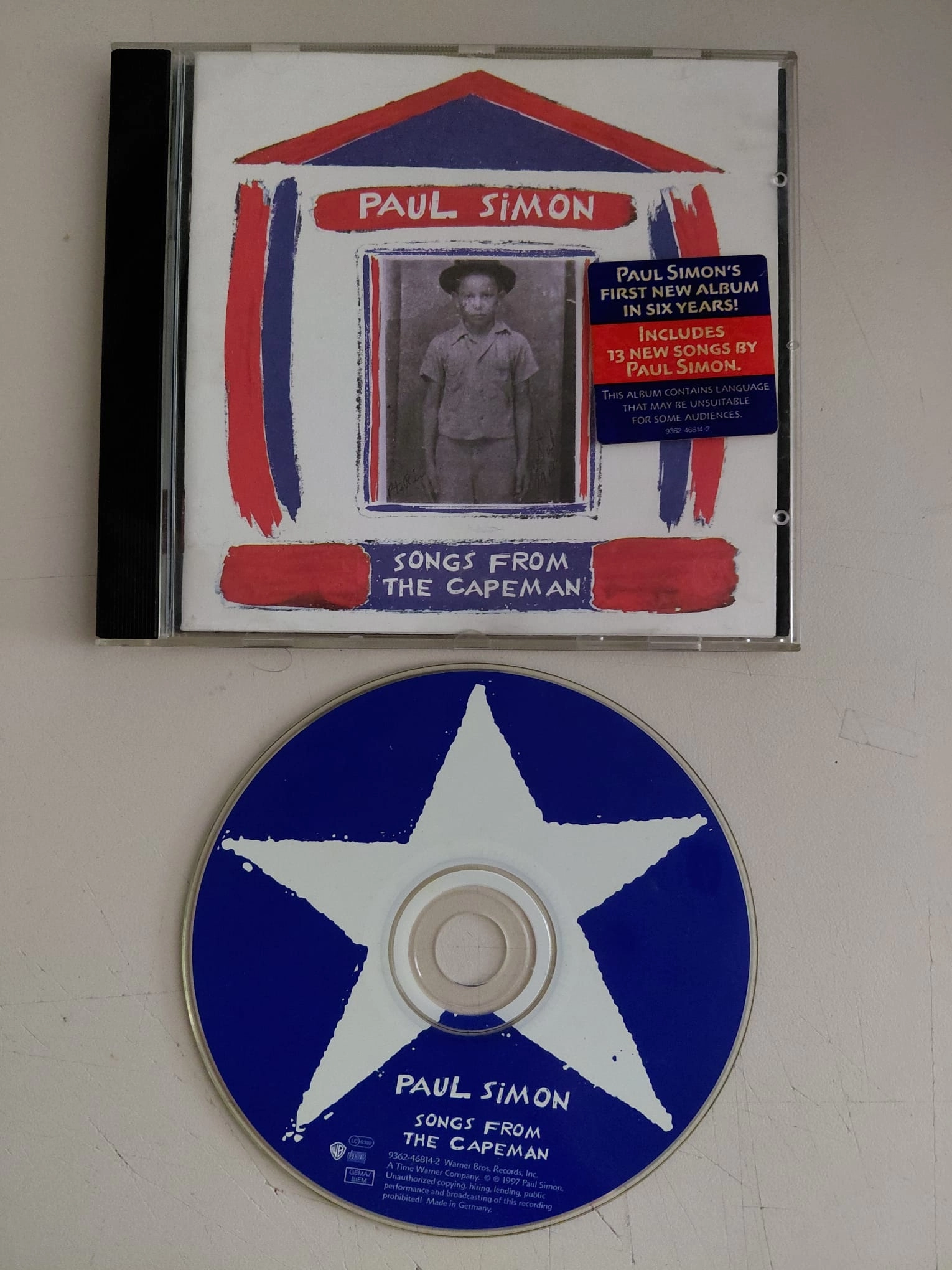 Paul Simon  – Songs From The Capeman  - 1997  Avrupa  Basım CD Albüm