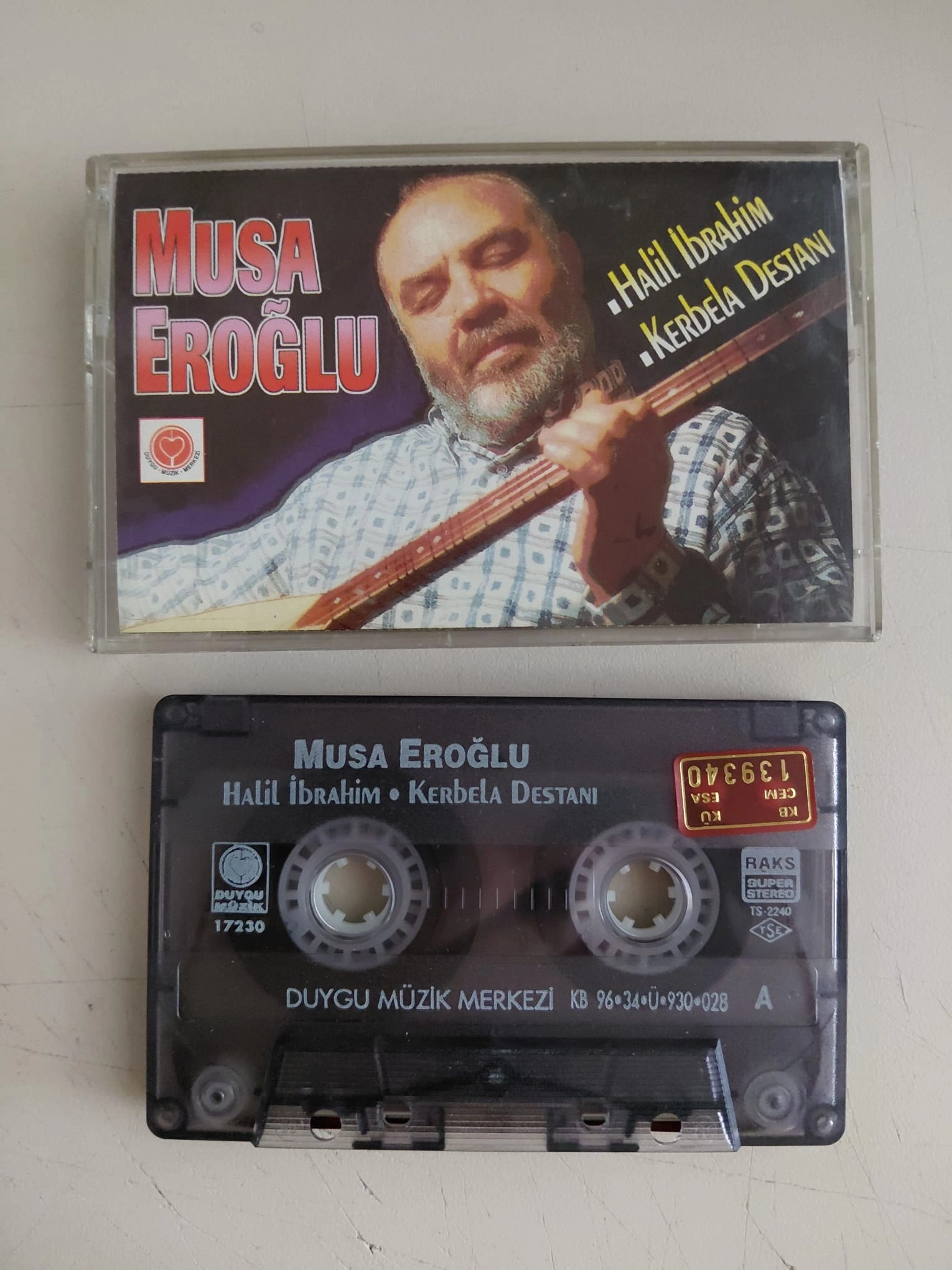 Musa Eroğlu – Halil İbrahim - Kerbala Destanı - 1996 Türkiye Basım Kaset Albüm