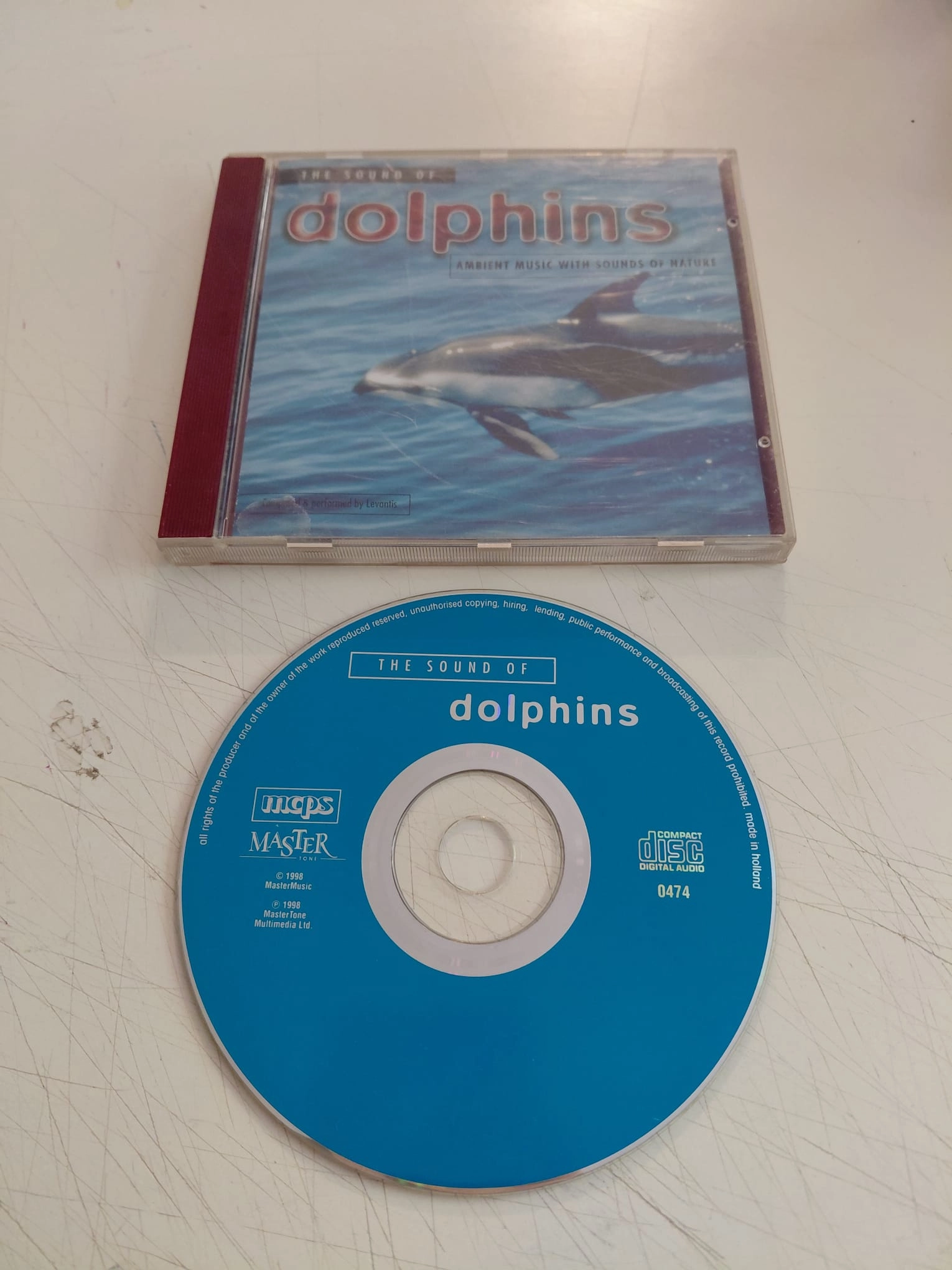 Levantis – The Sound Of Dolphins - 1998  Avrupa Basım  CD Albüm-2.el