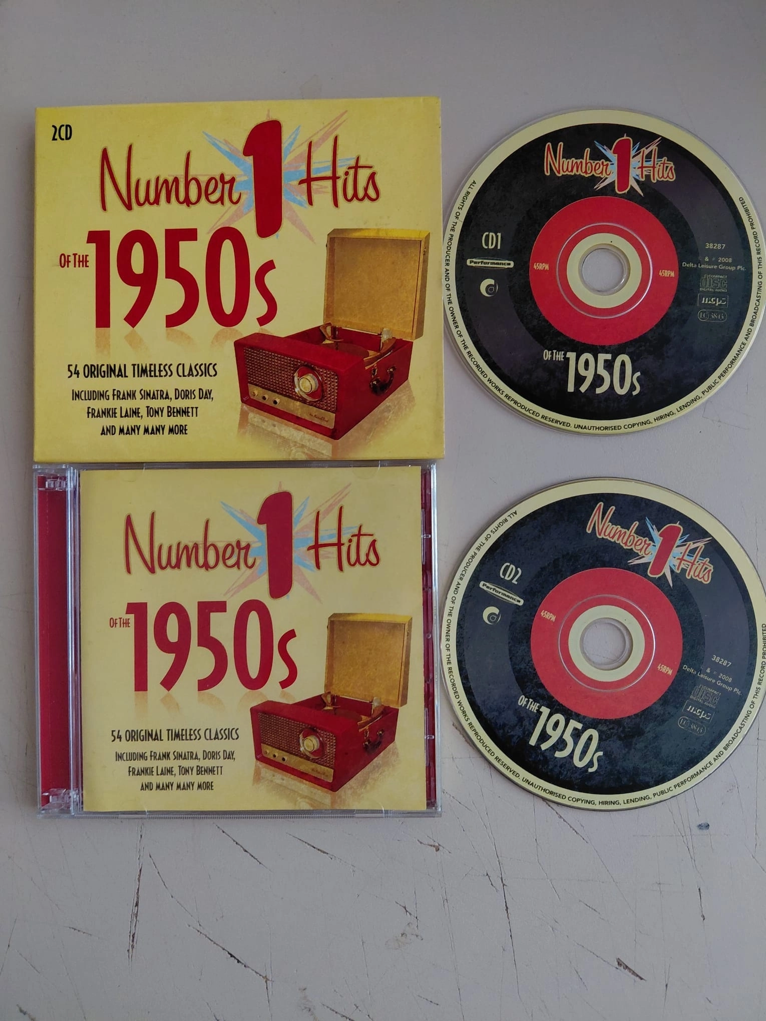Number 1 Hits Of The 1950s   - 2008  İngiltere  Basım  2xCD Albüm