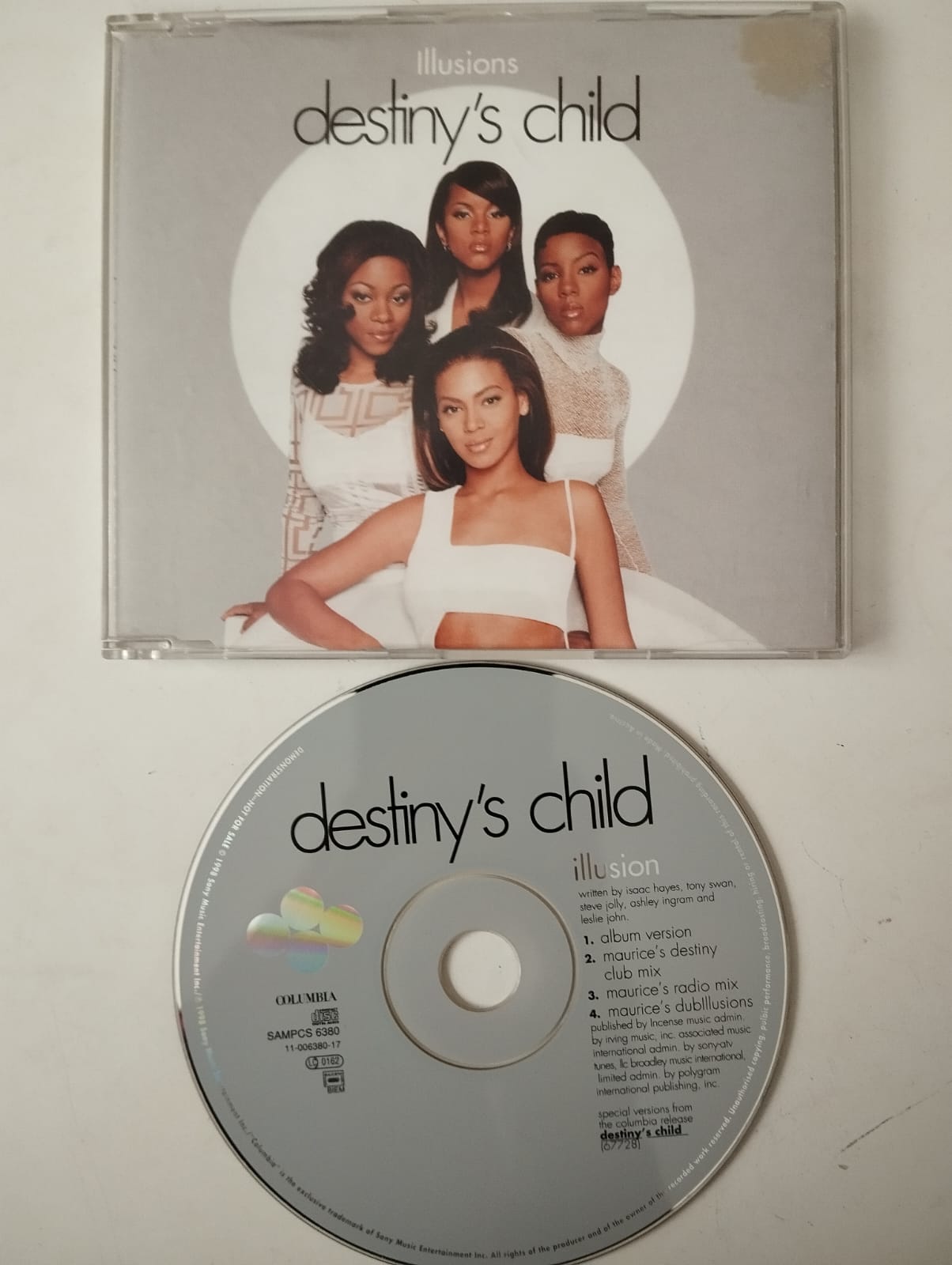 Destiny’s Child – Illusion -  1998  Avrupa  Basım - 2. El  CD, Maxi-Single, Promo
