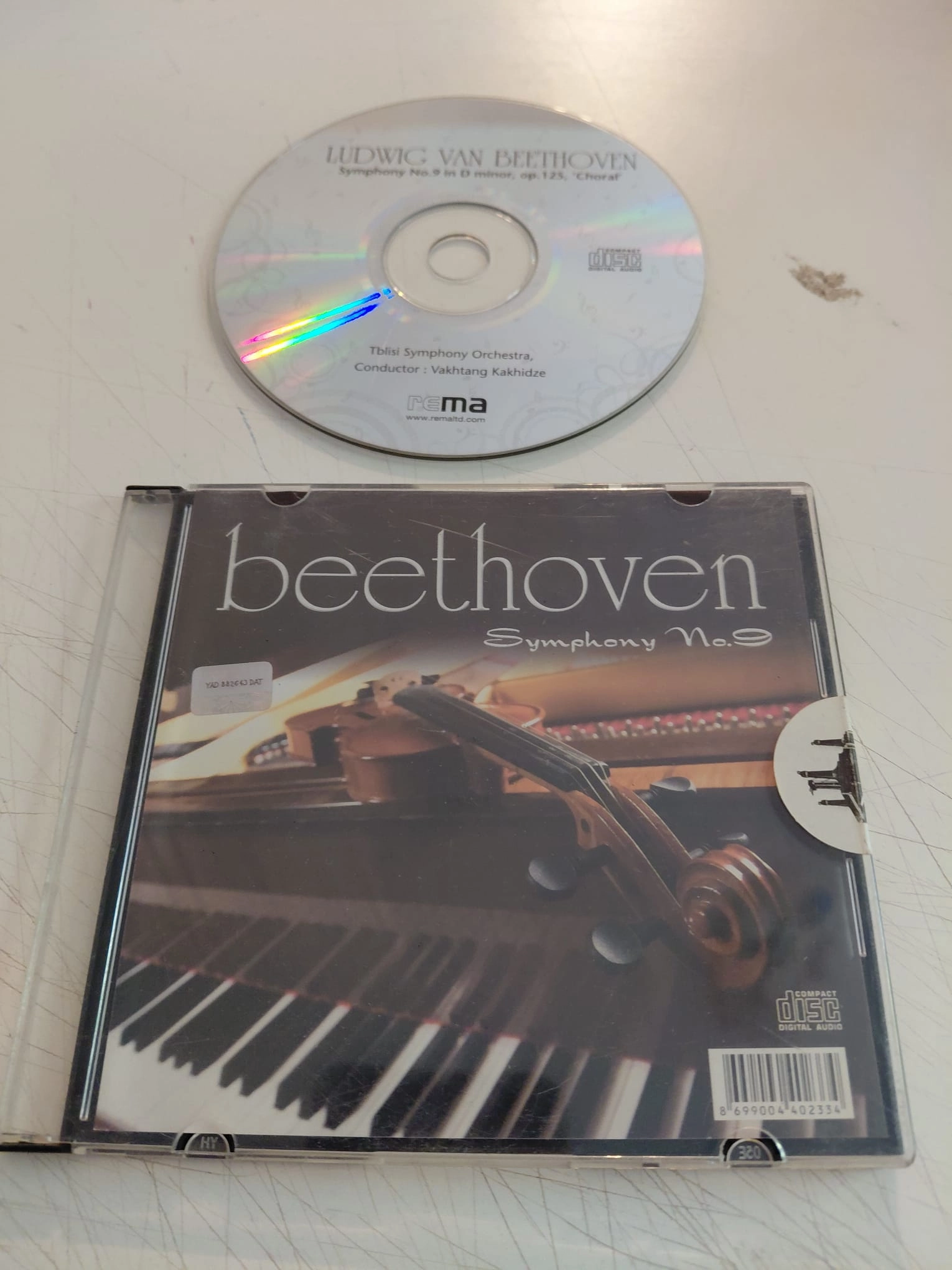 Beethoven  - Symphony No.9 -  Avrupa Basım  CD Albüm-2.el