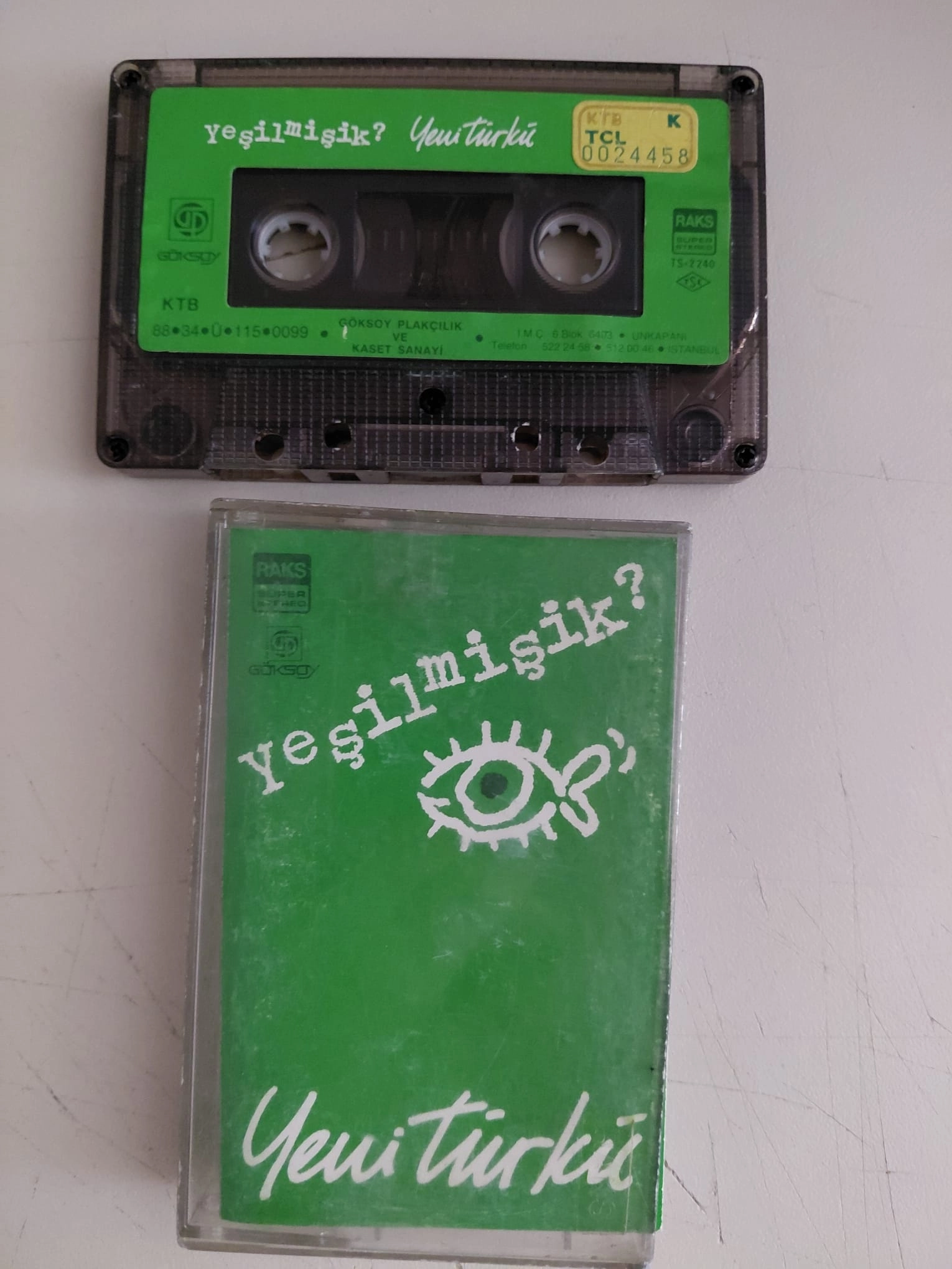Yeni Türkü  –  Yeşilmişik?  - 1988  Türkiye Basım Kaset Albüm