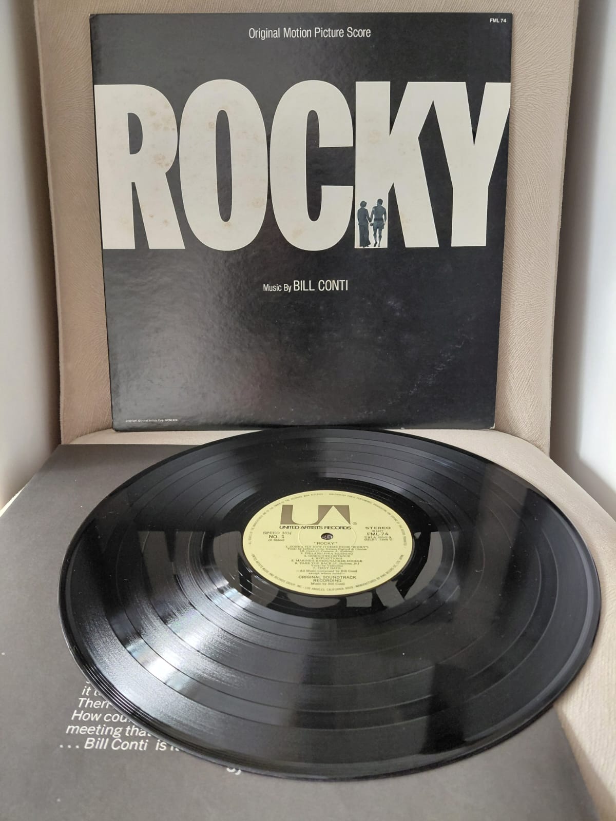 Bill Conti – ROCKY (Soundtrack) - 1977 Japonya Basım LP Plak -2.el