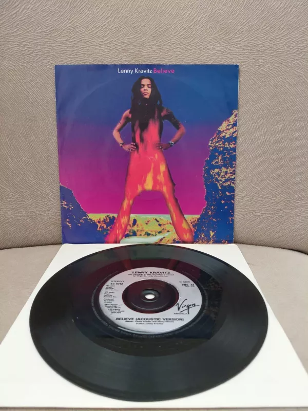 Lenny Kravitz   – Believe  - 1993  İngiltere Basım 45lik Plak-2.el