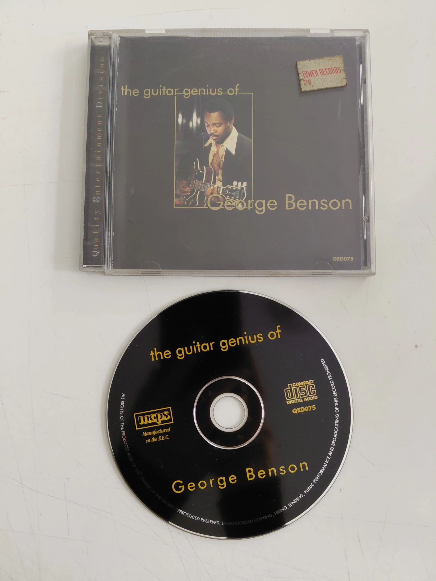 George Benson – The Guitar Genius Of George Benson - İngiltere Basım CD Albüm-2.el