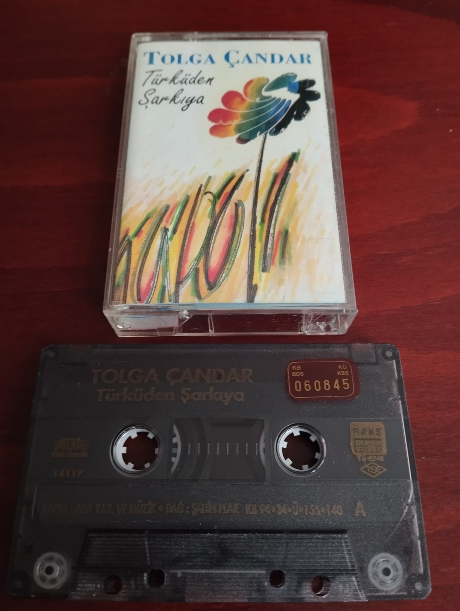 Tolga Çandar – Türküden Şarkıya -  1994  Türkiye Basım  Kaset Albüm-2.EL
