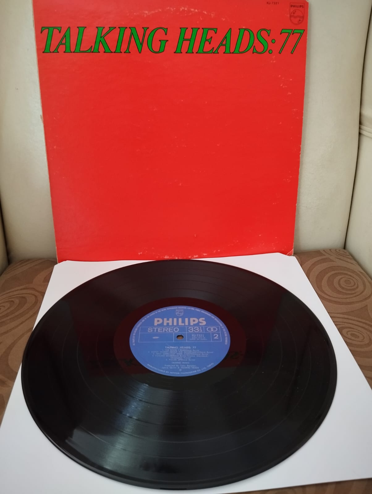 Talking Heads – Talking Heads: 77 - 1977 Japonya Basım - LP Plak Albüm - Obisiz-2.EL