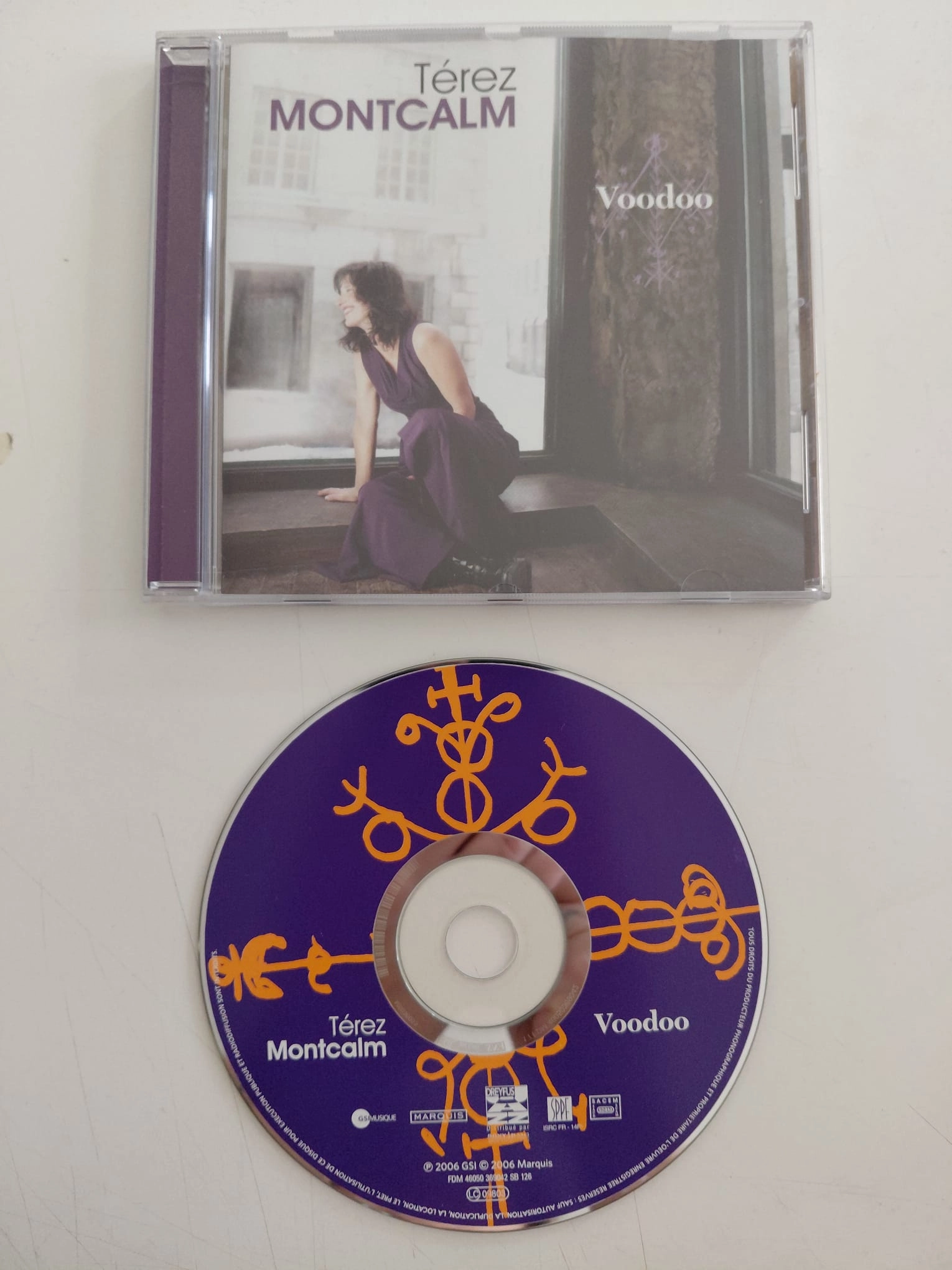 Térez Montcalm – Voodoo – 2006 Fransa Basım - CD Albüm-2.el