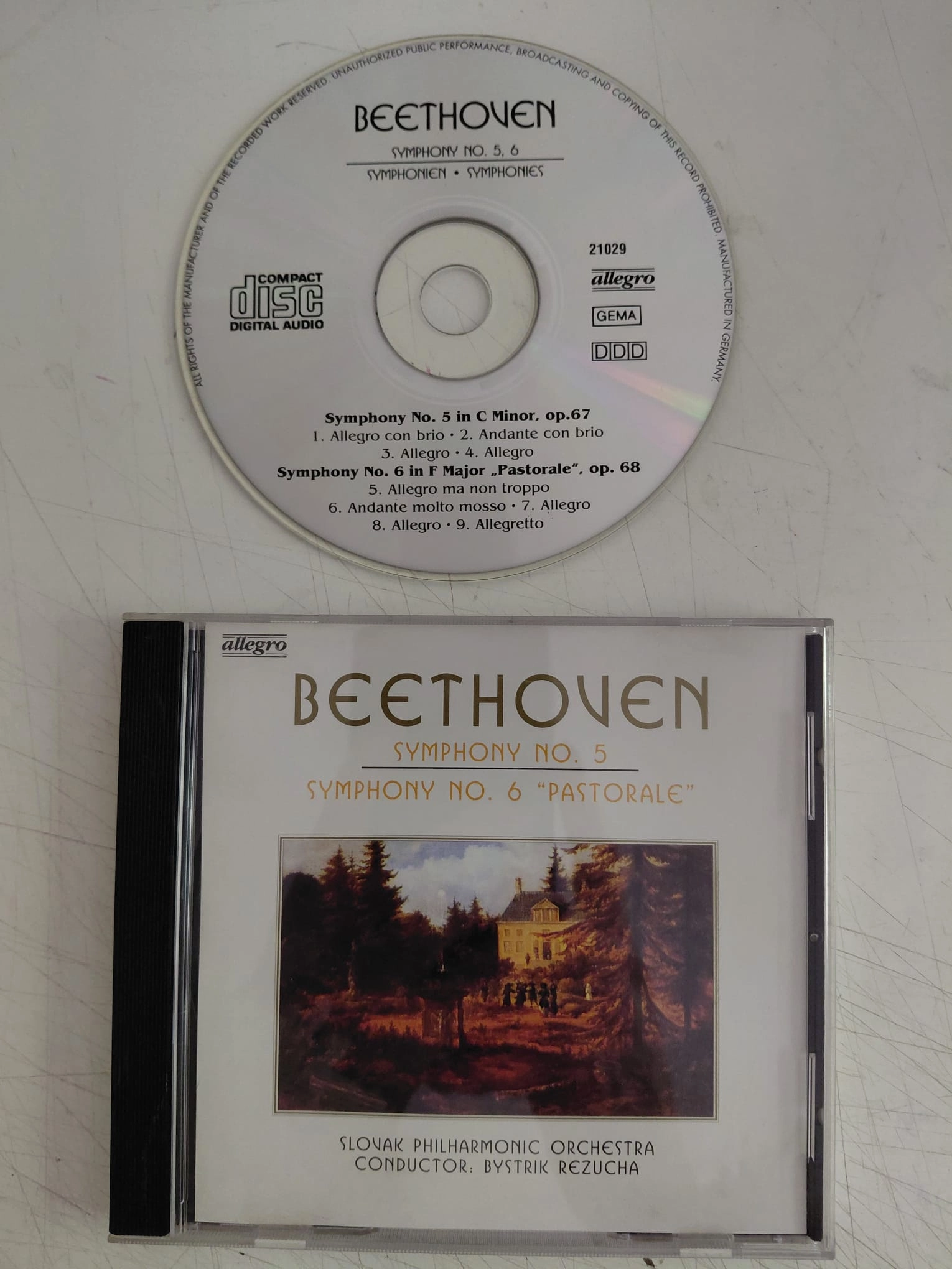 Ludwig van Beethoven – Symphony No. 5, 6 - Almanya Basım CD Albüm-2.el