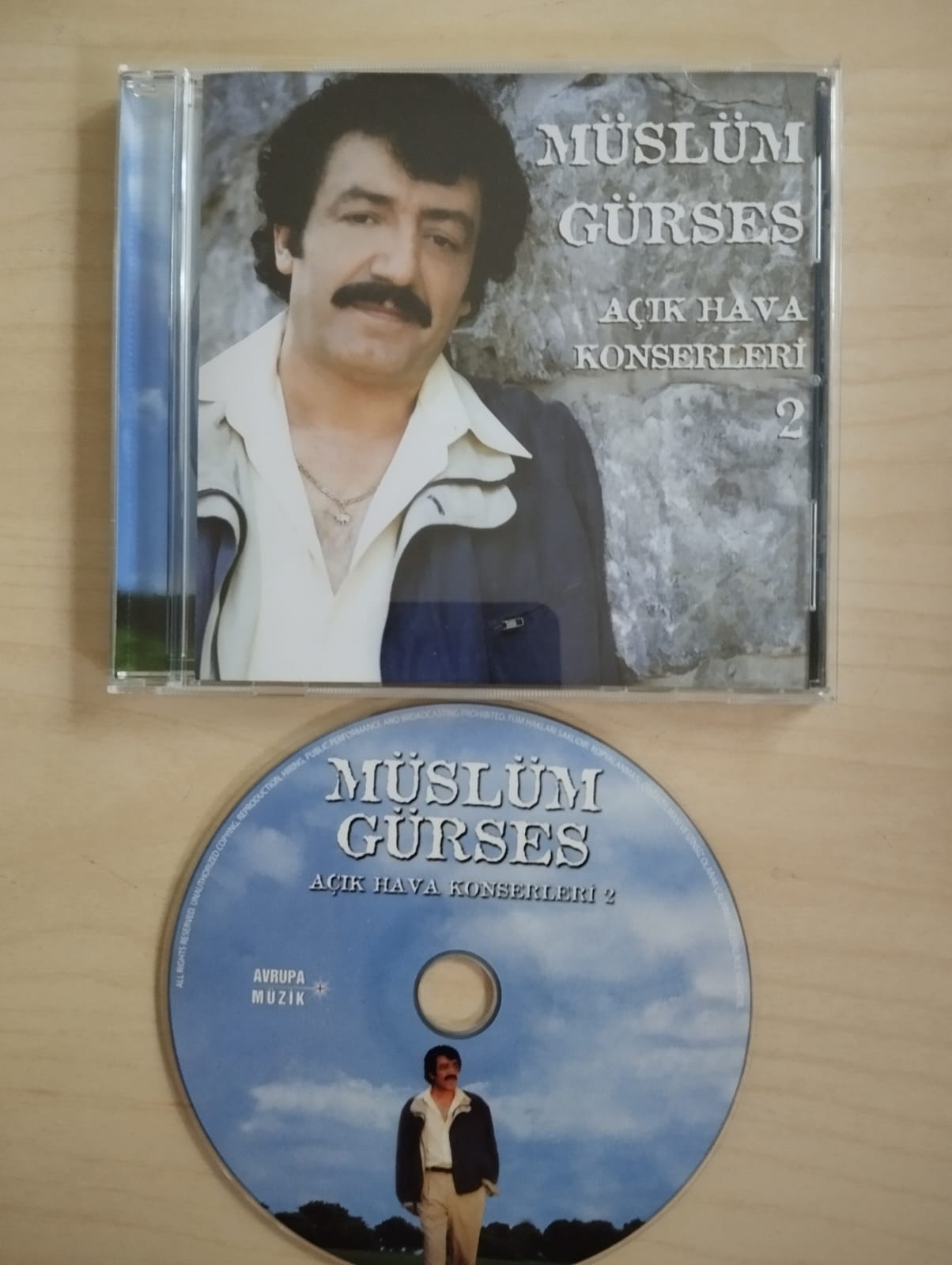 Müslüm Gürses – Açık Hava Konserleri 2 -  2013 Türkiye Basım - CD Albüm-2.el