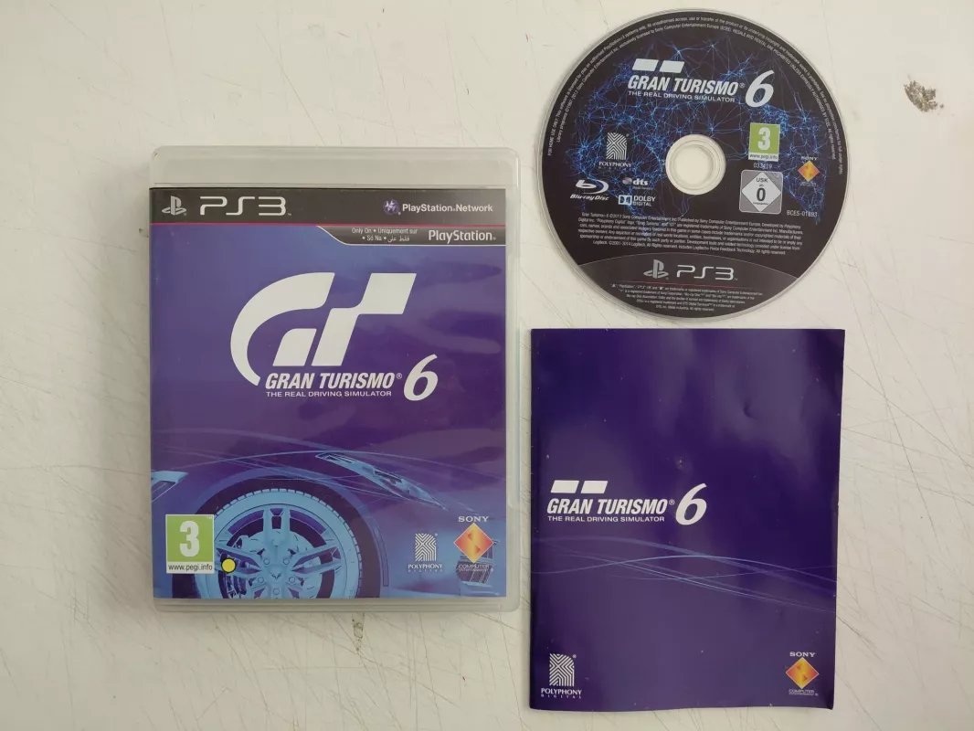 Gran Turismo 6 / The Real Driving Simulator -  Playstation 3 - PS 3 ( Oyun )-2.el