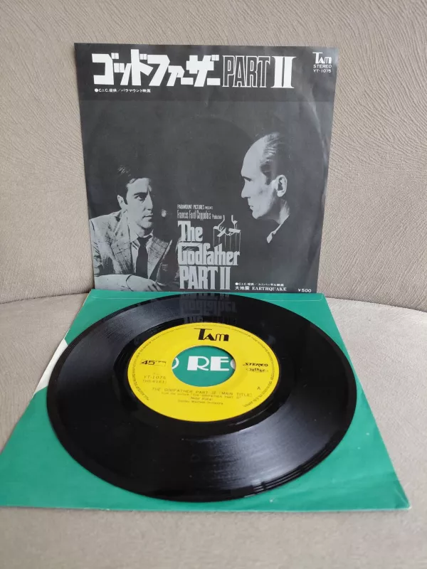 THE GODFATHER II  - Stanley Maxfield Orchestra   - 1974  Japonya  Basım 45lik Plak-2.el