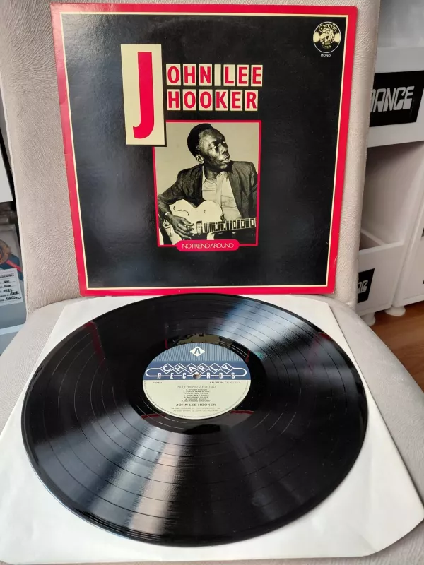John Lee Hooker  – No Friend Around - 1979 İngiltere Basım 33 Lük LP Albüm Plak-2.el