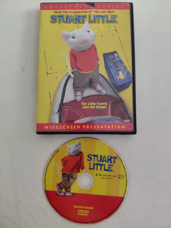 STUART LITTLE  -DVD Film /1. Bölge-Türkçe altyazı yoktur-2.el