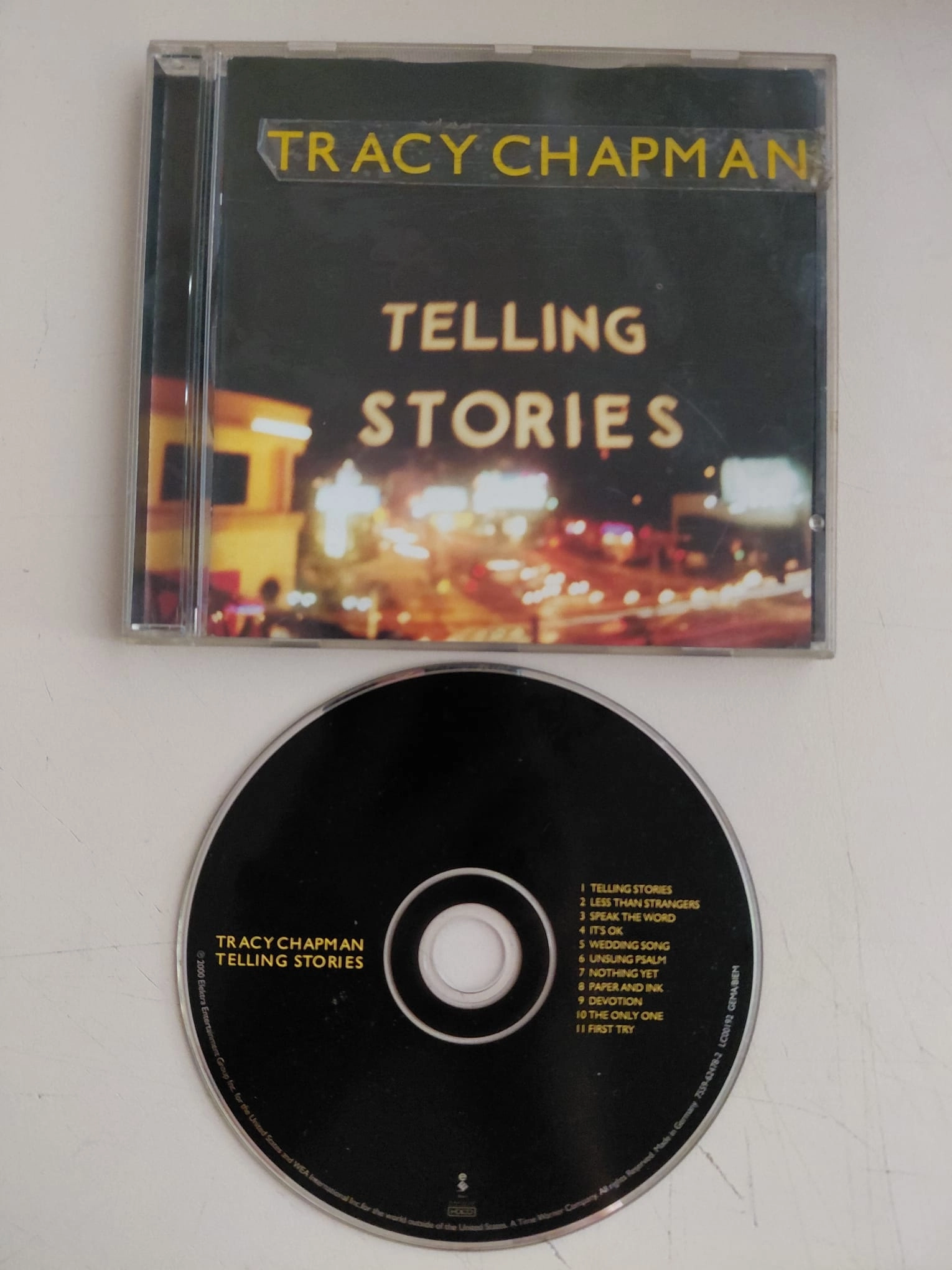 Tracy Chapman  –  Telling Stories  - 2000  Almanya  Basım CD Albüm