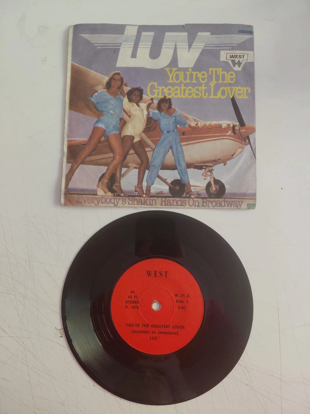 Luv – You’re The Greatest Lover -  1978 Türkiye Basım 45lik Plak-2.el