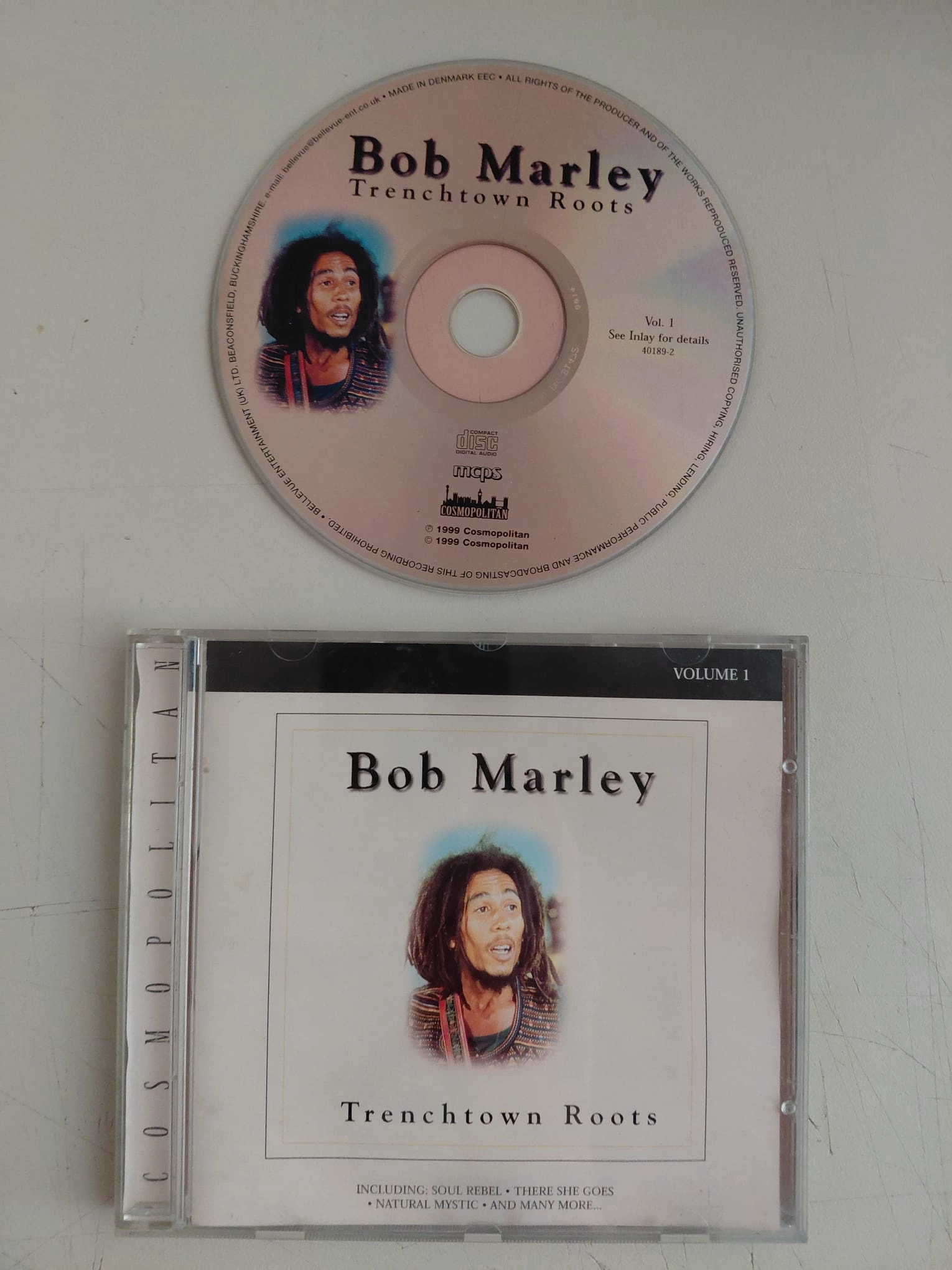 Bob Marley  –  Trenchtown Roots Vol.1  - 1999  Danimarka  Basım CD Albüm