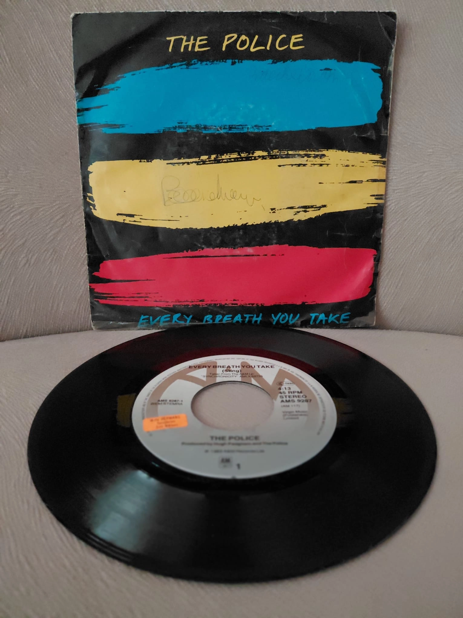 The Police  –  Every Breath You Take -  1983  Hollanda Basım  45’lik  Plak