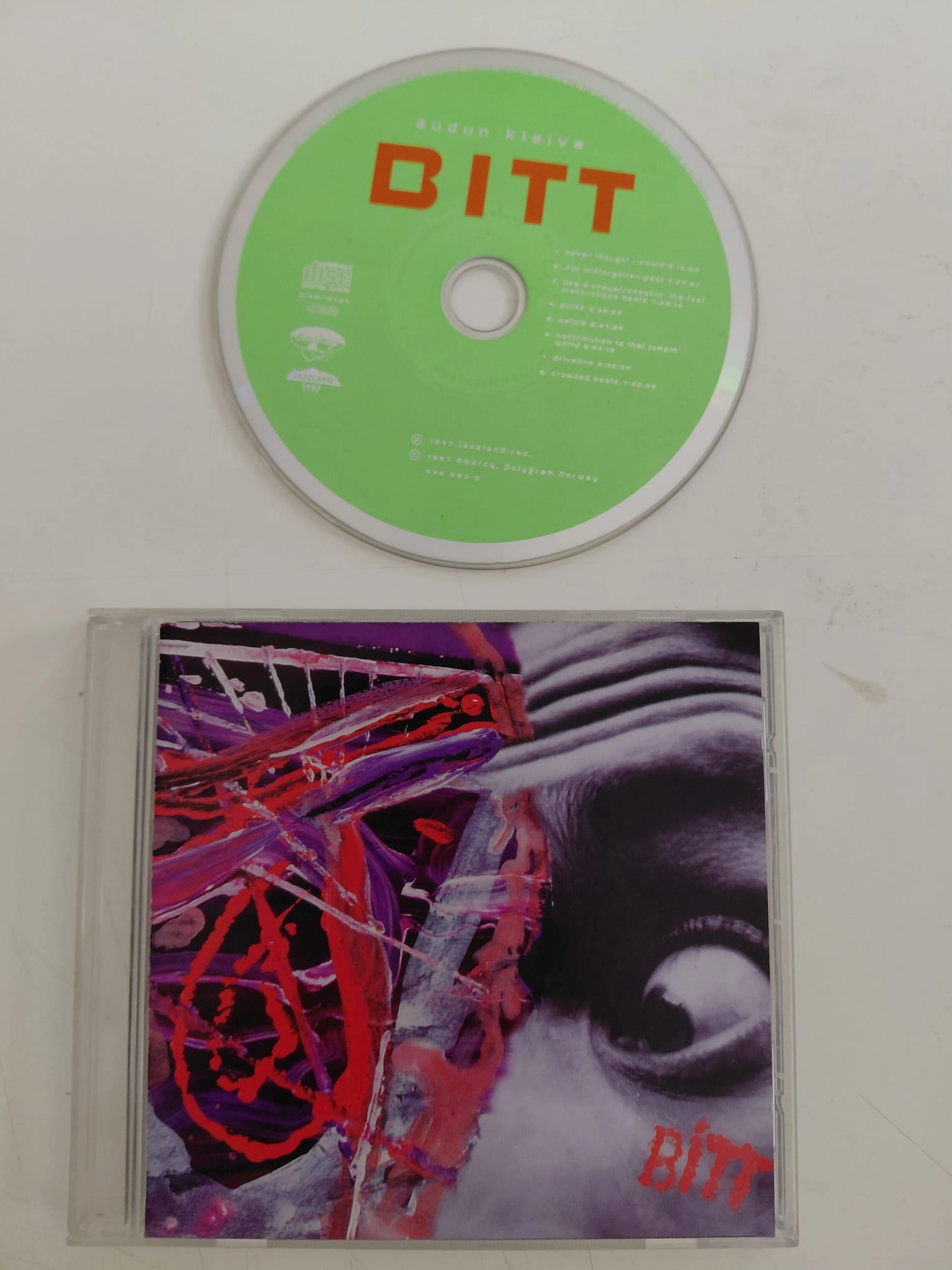 Audun Kleive  –  Bitt – 1997  Norveç Basım - CD Albüm-2.el